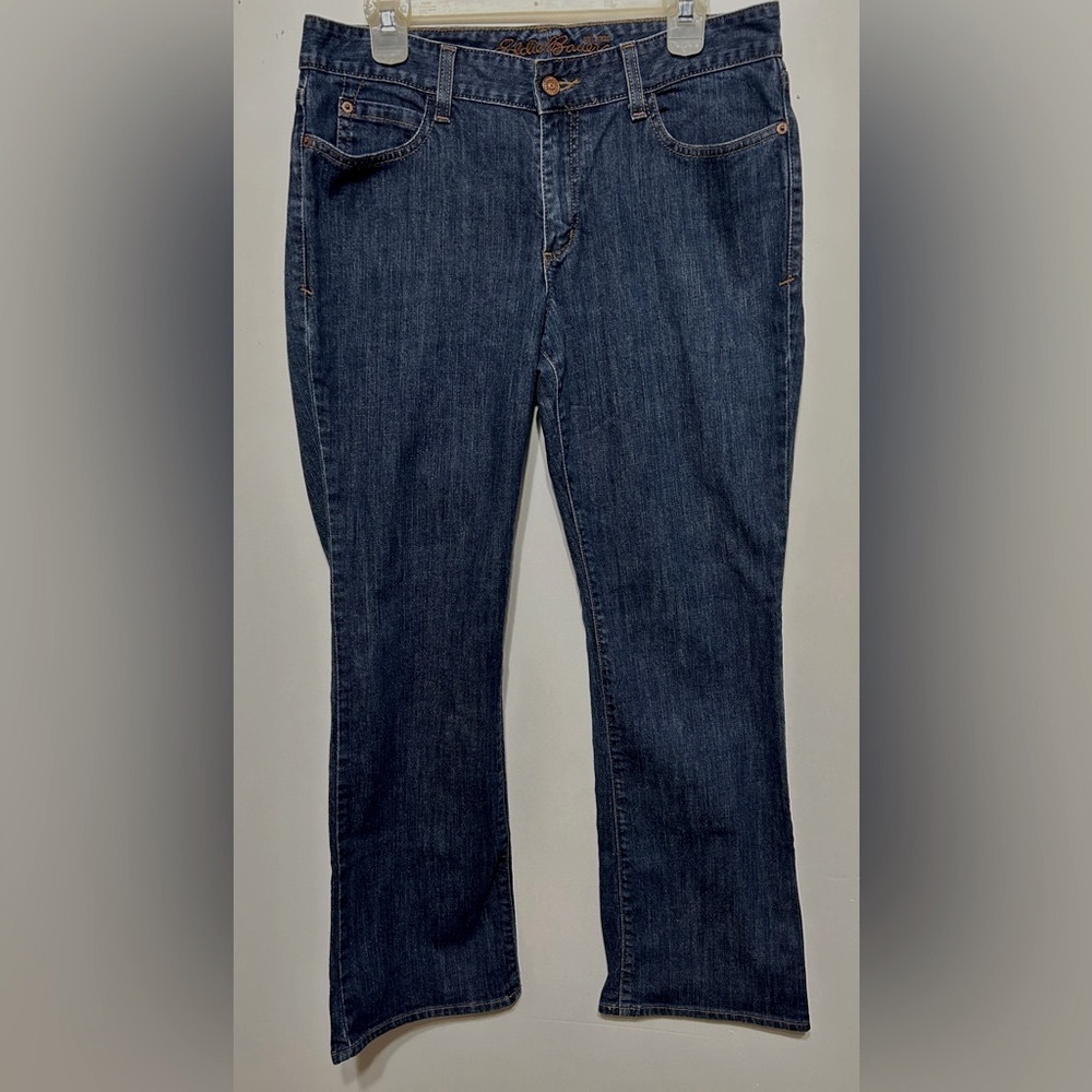 Eddie Bauer Curvy Boot Cut Atlantic Blue Women’s Jeans